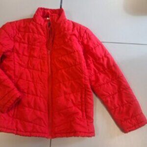 Faded Glory Red Puffer Coat. Men's Size small.